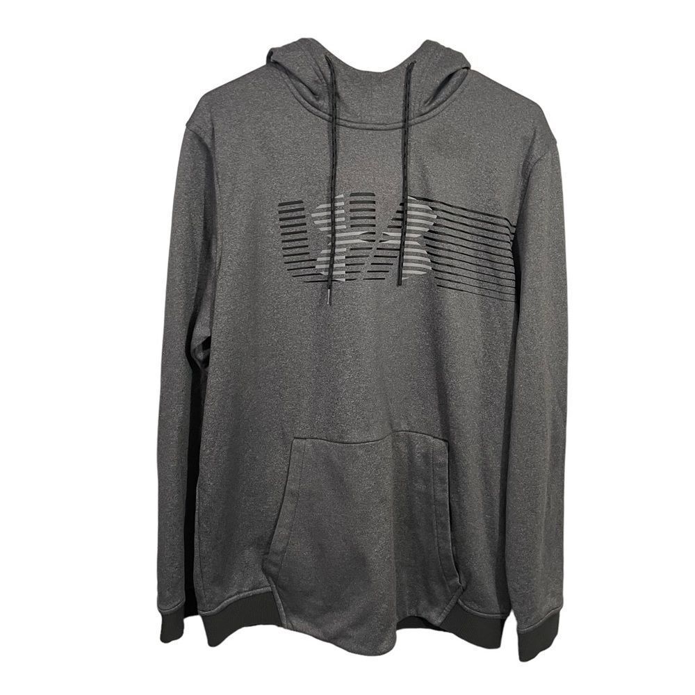 Under Armour Grey Graphic Athletic Pullover Hoodie Sweatshirt
